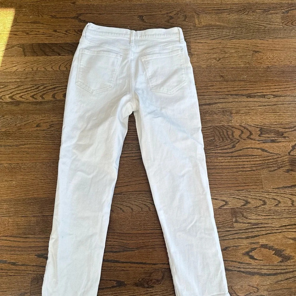 Madewell Womens The Girljean in Tile White Size 27. Bloggers Favorite - Picture 9 of 11